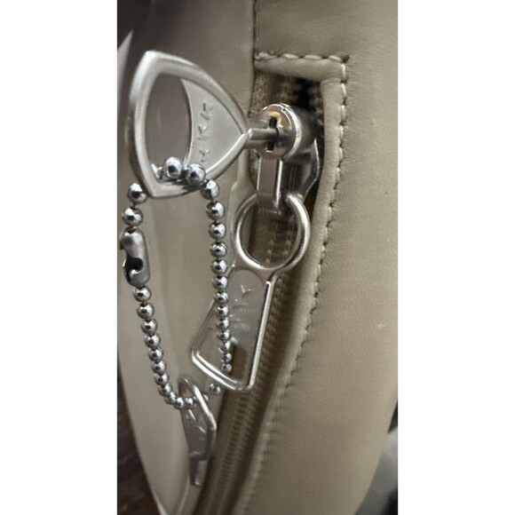 Coronado Leather Concealed Carry Purse Lock w/ 2 Keys Hobo Tan Zipper Pocket EUC - Picture 4 of 16